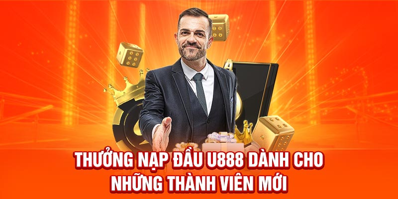 Thưởng nạp đầu U888 dành cho những thành viên mới